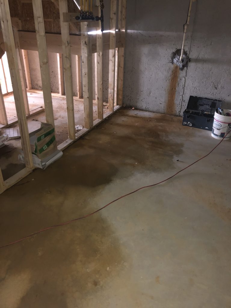 Leaking Well Line Repair in Concrete Foundation A1 Crack Repair